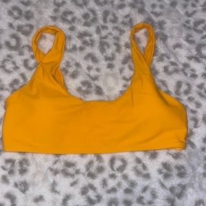 shein yellow swimsuit top M